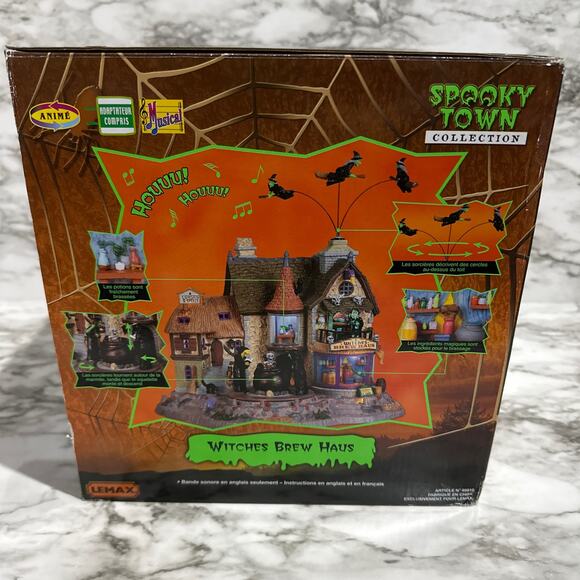 LEMAX Spooky Town Witches Brew Haus - Picture 10 of 11